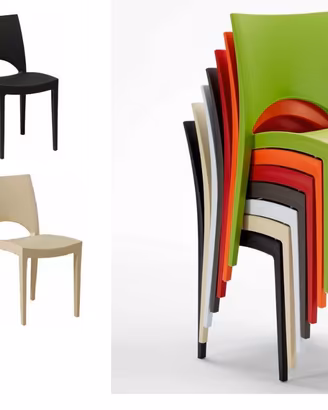 Sedia paris in polipropilene grand soleil