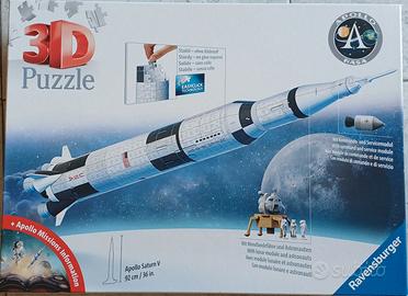 Puzzle 3d Razzo Apollo Saturn V - Ravensburger