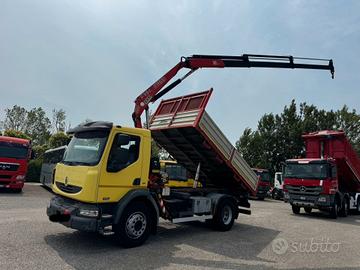 RENAULT MIDLUM 16- 220 DCI 4X2 RIBALTABILE + GRU T