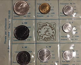 ITALIA: serie divisionale 1968