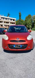 Nissan Micra 1.2 benzina 5 porte rossa