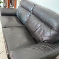 Divano poltrone sofà in vera pelle