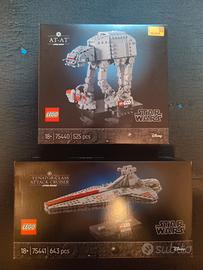 2 LEGO Set Star Wars AT AT & Venator Cruiser