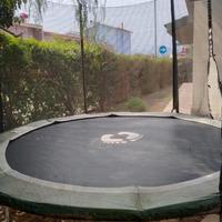 Trampolino (diametro 3m) Tappeto Elastico con Ret