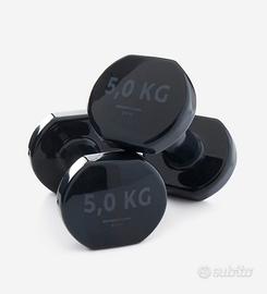 Manubri 2 x 5 kg neri