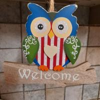 Decorazione con Gufo Artigianale