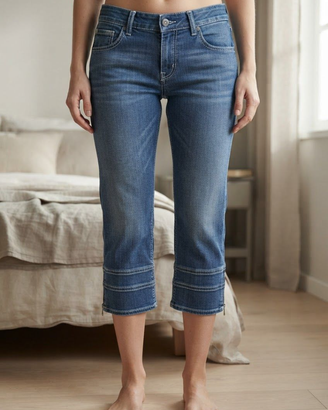 Calvin Klein Jeans Capri denim estivo Tg 44