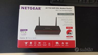 WiFi Modem Router Netgear AC750 750 Mbps