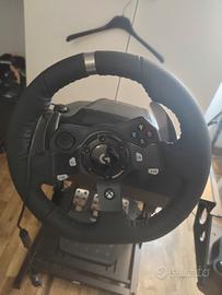 Postazione di guida Logitech G920 per xbox e pc