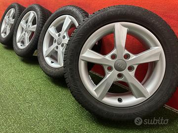 Cerchi Audi A3 Vw Golf Toura Caddy Gomme 205 55 16