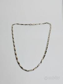 Catena oro bianco 18 kt gr 14.54 Chimento