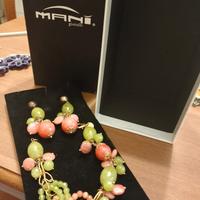 orecchini e bracciale in corallo