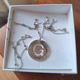Collana con ciondolo lettera