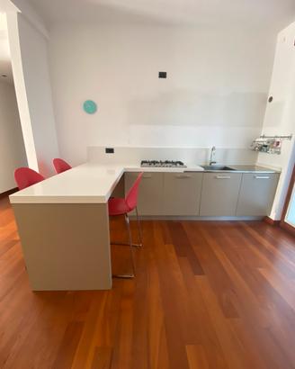Cucina moderna con penisola