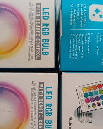 lampade dimmerabili RGBW