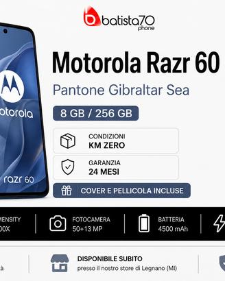 Motorola razr 60 Pantone Gibraltar Sea 8/256 Gb