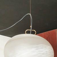 Lampadario a sospensione in vetro di Murano 