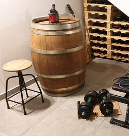 Botte da vino in legno/tavolino bar bostrot