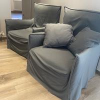 Coppia Poltrone Gervasoni modello Ghost 4
