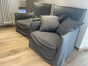 Coppia Poltrone Gervasoni modello Ghost 4