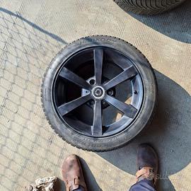 CERCHI IN LEGA PER SMART 451  CON GOMME INVERNALI