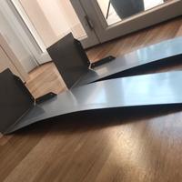 2 Mensole in acciaio Ikea