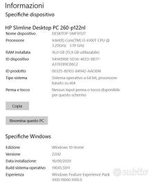 Computer HP Slimline