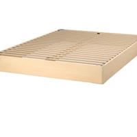 Letto in legno base per materasso + 4 piedi IKEA