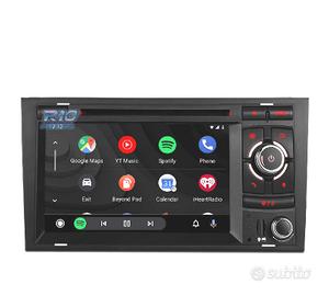 RADIO GPS ANDROID 12 PER AUDI A4 B6 B7 00-08 SEAT 