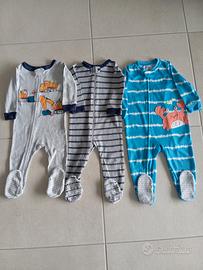 Set 3 tutine/pigiami per bambini