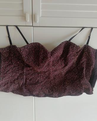 Top corsetto bustier Tezenis a fiori