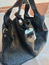 borsa Hobo Furla Elisabeth struzzo pelle goffrata 