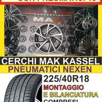 Cerchi in lega con pneumatici audi a3 18