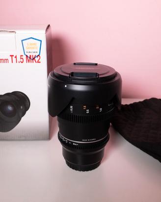 Ottica cine-lens Samyang 24mm T1.5 attacco MFT