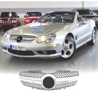 GRIGLIA PER MERCEDES CLASSE SL R230 01-06 CROMATA 