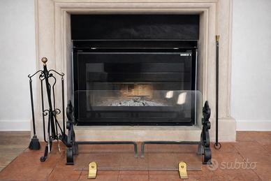 Accesaori Camino Completi in Ferro Battuto