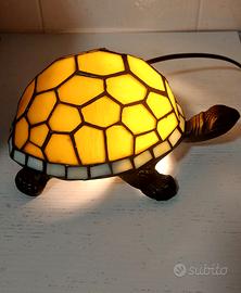 Lampada Tartaruga stile Tiffany - Vetro Opalescent