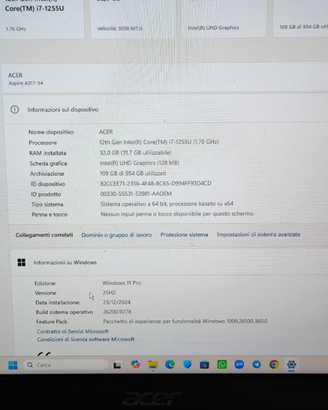 Acer Aspire 3 A317-54 – Display 17,3" – 32GB RAM