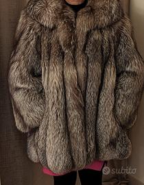 Pelliccia volpe argentata tg 46 modello giovanile 
