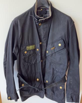 Barbour International Giacca Biker Nera