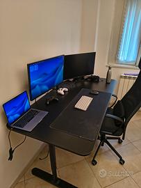 Scrivania ikea Bekant nera +

cassettiera Galant