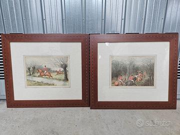 quadri di caccia alla volpe