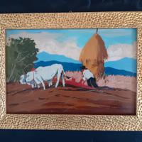 Umberto Donnini, dipinto olio su pannello 