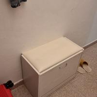 Panca scarpiera da ingresso 60x30x48 cm