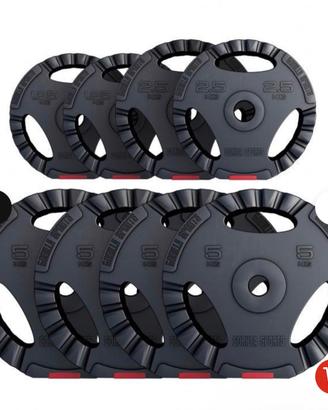 Set di 8 dischi pesi palestra - Totale 30kg