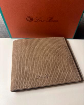 portafoglio Loro Piana suede