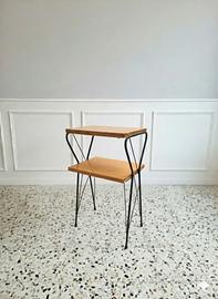 Tavolino conodino vintage in stile Mid-Century 