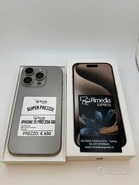 iPhone 15 Pro 256GB tit naturale usato garanzia 