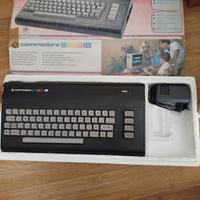 Commodore 16, lettore cassette e giochi 