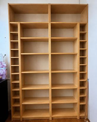Libreria in rovere impiallacciato 237x160x28